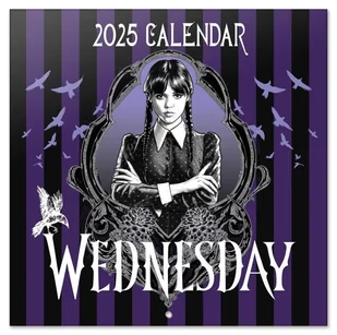Wednesday kalendarz ścienny 2025 - Kalendarze - miniaturka - grafika 1