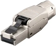 Adaptery i przejściówki - Goobay 61130 wtyczka RJ-45 Metaliczny 61130 - miniaturka - grafika 1