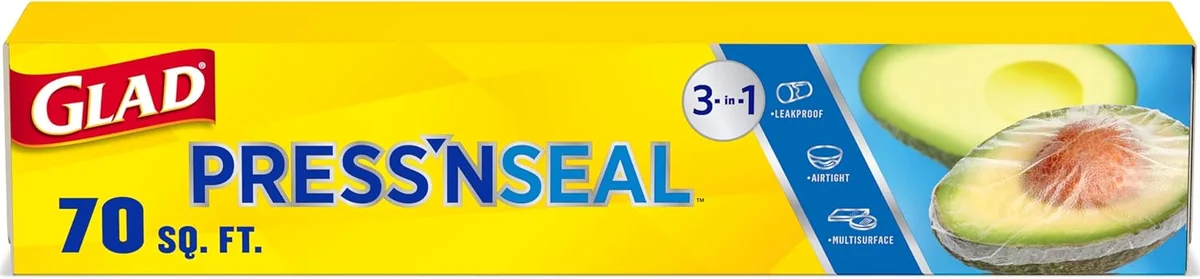 Glad Press'n Seal folia spożywcza 70 sq ft, bez BPA, do mikrofali