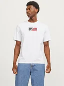 Koszulki męskie - Jack & Jones Koszulka w kolorze białym - miniaturka - grafika 1