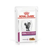 Mokra karma dla kotów - Royal Canin Cat Renal With Chicken Veterinary Health Nutrition mokra karma dla kota z kurczakiem saszetka waga 12x85 g - miniaturka - grafika 1