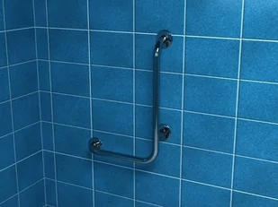 Poręcz dla niepełnosprawnych kątowa, lewa 50x70 cm Makoinstal PSP 133L - Akcesoria dla osób starszych i niepełnosprawnych - miniaturka - grafika 1