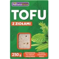 Produkty wegańskie i wegetariańskie - NaturaVena Tofu ziołowe kostka 250 g - miniaturka - grafika 1