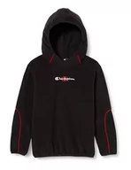 Bluzy i sweterki niemowlęce - Champion Legacy Outdoor B-Basketball Filament Polar Fleece Dla dzieci i młodzieży Bluza z kapturem, Nero, 7-8 lat - miniaturka - grafika 1