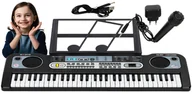 Instrumenty muzyczne dla dzieci - Organy Dla Dzieci Z Mikrofonem Keyboard dziecięcy do nauki gry grania - miniaturka - grafika 1
