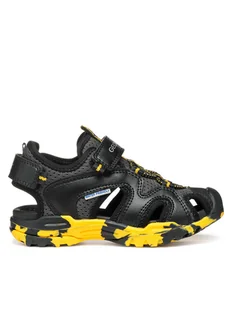 Geox Sandały Jr Borealis J450RC 014BU C0054 M Czarny - Buty dla chłopców - miniaturka - grafika 1