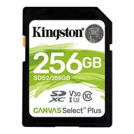 Karty pamięci - KINGSTON Canvas Select Plus, SDXC, 256 GB - miniaturka - grafika 1