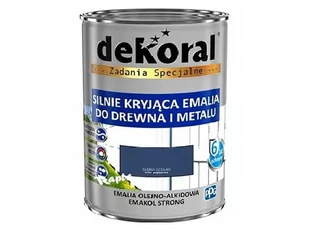 Dekoral Emalia Ftalowa Emakol Strong Głębia Oceanu Pojemność 0,9 L - Emalie Dekoral Emalia Ftalowa Emakol Strong Głębia Oceanu Pojemność 0,9 L - Emalie - miniaturka - grafika 2