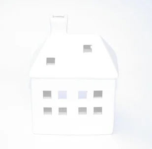 Domek ceramiczny latarnia lampion świecznik - Świeczniki - miniaturka - grafika 1