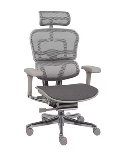 Fotel biurowy, krzesło biurowe -5% z kodem EARTH - Ergonomiczny fotel biurowy Ergohuman 2 Elite GT Grey - Fotele i krzesła biurowe - miniaturka - grafika 1