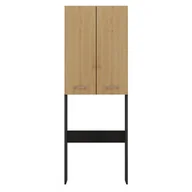 Szafki łazienkowe - Szafka łazienkowa pola dd - antracyt / dąb artisan - miniaturka - grafika 1