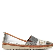 Półbuty damskie - Półbuty Manitu 840122 Biały - miniaturka - grafika 1