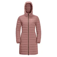 Płaszcze damskie - Damski płaszcz JACK WOLFSKIN GLOWING MOUNTAIN COAT W 1206151-3068 – Różowy - miniaturka - grafika 1