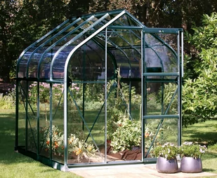 VITAVIA szklarnia ogrodowa ORION 5000, zielona (1,93 m x 2,57 m) + baza - Szklarnie ogrodowe - miniaturka - grafika 3