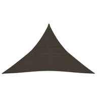 Parasole ogrodowe - vidaXL Żagiel przeciwsłoneczny, 160 g/m, brązowy, 3,5x3,5x4,9 m, HDPE 311807 - miniaturka - grafika 1