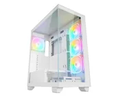 Obudowy komputerowe - Rampage Hydra V1 ARGB White HYDRAV1-WHITE - miniaturka - grafika 1