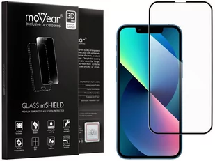 moVear 3D PRO-E - Szkło hartowane do Apple iPhone 13 Mini (5.4") na Cały Ekran | Do Etui, fullGlue, 9H - Szkła hartowane na telefon - miniaturka - grafika 1