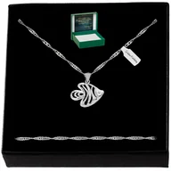 Biżuteria dla dzieci - NASZYJNIK SREBRNY RYBA RYBKA 925 NA PREZENT+GRATIS - miniaturka - grafika 1