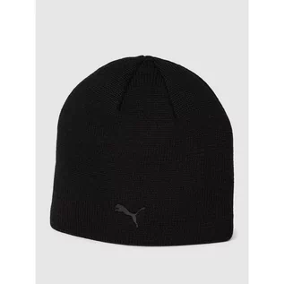 Czapki męskie - Czapka beanie z detalem z logo model Porsche Design - Puma - grafika 1