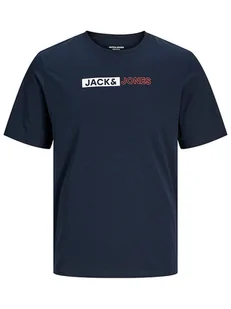 Jack & Jones Koszulka w kolorze granatowym - Koszulki męskie - miniaturka - grafika 1
