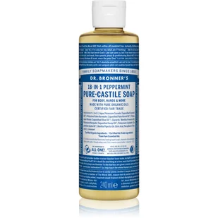 Dr. Bronner’s Peppermint uniwersalne mydło w płynie 240 ml - Mydła - miniaturka - grafika 1