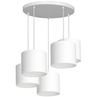 Luminex Arden 3431 Lampa wisząca zwis 5x60W E27 biały - Lampy sufitowe - miniaturka - grafika 1