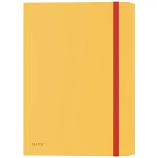 Leitz Teczka z gumką A4 PP COSY z wewnętrzną kieszenią żółta ciepła /46190019/ ES1487-6 - Teczki i skoroszyty - miniaturka - grafika 3