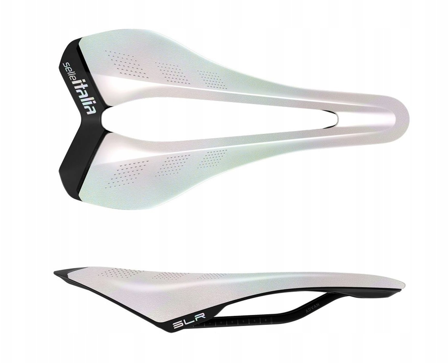 Selle Italia Siodło SELLE ITALIA SLR ADVAN SE OPAL WHITE L id match L3 168g