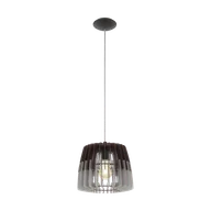 Lampy sufitowe - Lampa wisząca ARTANA Ø30 E27 - szary/czarny - miniaturka - grafika 1