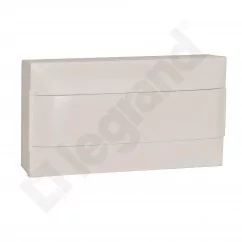 Legrand Rozdzielnica naścienna 1 x 18 modułów drzwi białe 137426 - Rozdzielnie elektryczne - miniaturka - grafika 1