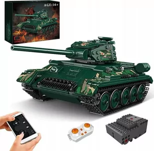 Klocki Mould King 20015 CZOŁG T34 ZDALNIE STEROWANY R/C 800 elementów - Klocki - miniaturka - grafika 1