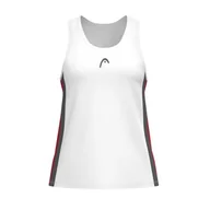 Koszulki i topy damskie - HEAD Club 25 Tech Tank Top damski, czerwony/biały - miniaturka - grafika 1