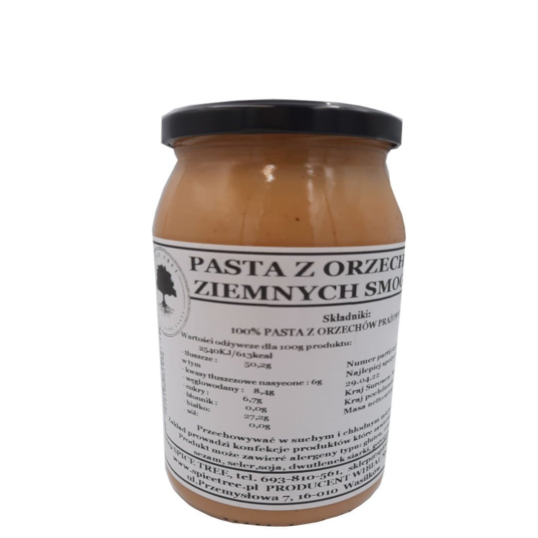 Pasta z orzechów ziemnych SMOOTH 900ml, Spice Tree