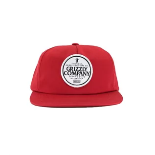 Czapki męskie - Grizzly czapka z daszkiem Grip Better Snapback Red RED) rozmiar OS - grafika 1