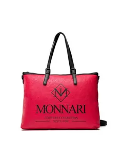 Torebki damskie - MONNARI Torebka BAG0890-004 Różowy - grafika 1