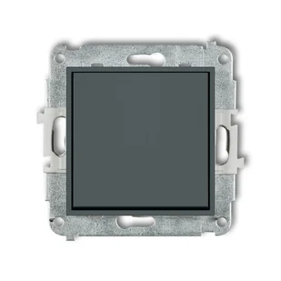 Karlik Mechanizm łącznika jednobiegunowego grafitowy mat MINI 28MWP-1 - Wyłączniki światła i elektryczne - miniaturka - grafika 2