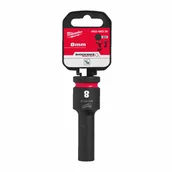 Klucze i nasadki - MILWAUKEE NASADKA UDAROWA 1/2"  8mm DŁUGA - miniaturka - grafika 1