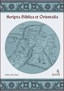 Scripta Biblica et Orientalia 5(2013) - Archeologia - miniaturka - grafika 1