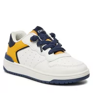 Buty dla chłopców - Sneakersy Geox J Washiba Boy J45LQB 05411 C0592 S White/Yellow - miniaturka - grafika 1