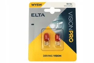 ŻARÓWKA ELTA VISION PRO W5W W2.1x9.5d POMARANCZOWA - Żarówki samochodowe - miniaturka - grafika 1