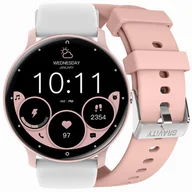 Smartwatch - Gravity GT1-6 PRO PK/PK/WH Biały - miniaturka - grafika 1