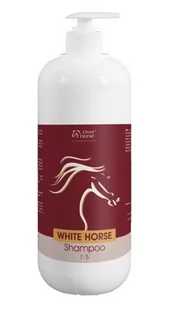OVER HORSE WHITE HORSE Shampoo 1L Szampon przeznaczony dla koni o jasnym umaszczeniu - Akcesoria do hodowli zwierząt - miniaturka - grafika 1