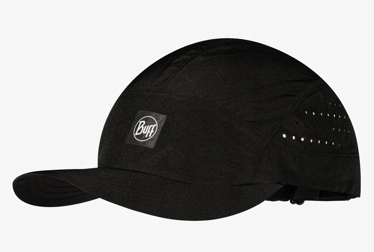 Czapka z daszkiem BUFF SPEED CAP BU133547/999/20 SOLID BLACK L/XL