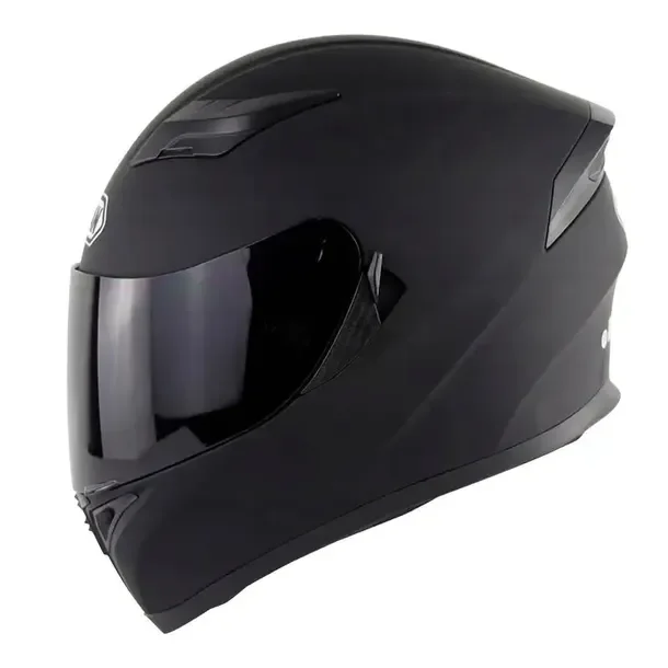 Kask Szczękowy Motocyklowy Skuter Quad Cross Rolki Czarny Mat L