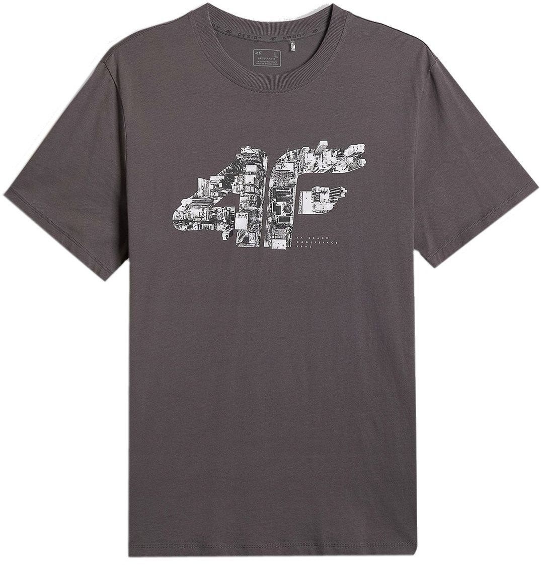 4f KOSZULKA MĘSKA SPORTOWA T-SHIRT 4F OKRĄGŁY DEKOLT M2659
