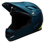 Kaski rowerowe - Kask full face BELL SANCTION agility matte blue hi-viz - miniaturka - grafika 1