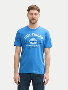 Tom Tailor T-Shirt 1037735 Niebieski Regular Fit - Koszulki męskie - miniaturka - grafika 1