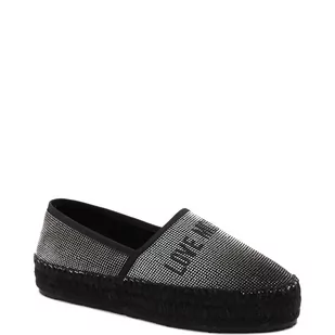 Love Moschino Skórzane espadryle - Espadryle damskie - miniaturka - grafika 1