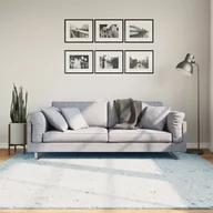 Dywany - Dywan z krótkim włosiem, niebieski, 200x200 cm - miniaturka - grafika 1