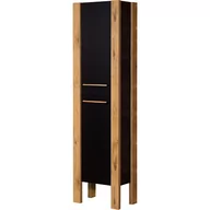 Szafki łazienkowe - Słupek łazienkowy stojący czarny mat Cortez Gante - miniaturka - grafika 1